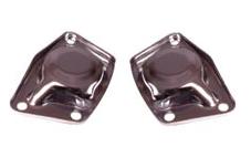 Chrome Cal Look Rear Spring Plate Caps Swing Axle